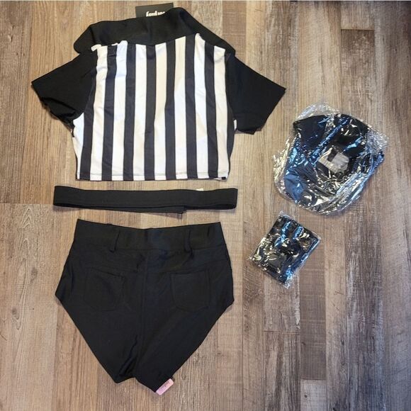 It's Your Call Forplay Referee Halloween Costume Women's Size XL - Picture 3 of 7